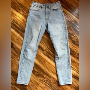 Levi 501 skinny jeans W 26 L 28 great condition